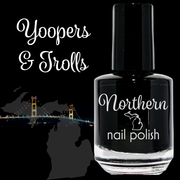 Yoopers & Trolls: Nail Polish Black Creme Toxin Free Vegan